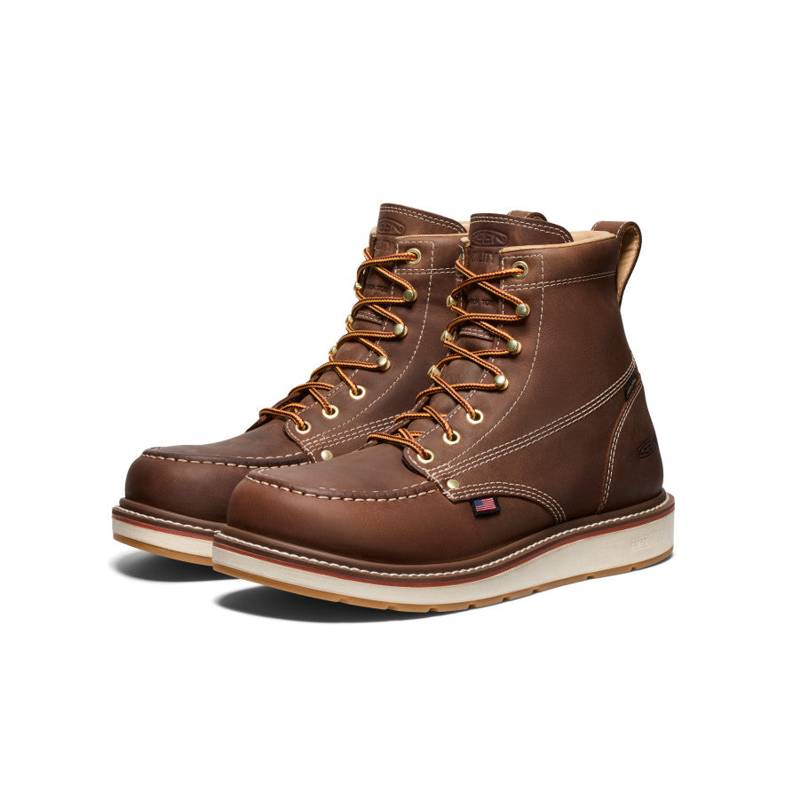 Men's Liberty 6" Waterproof Boot (Carbon Toe) Chestnut/Gum | Keen Outlet