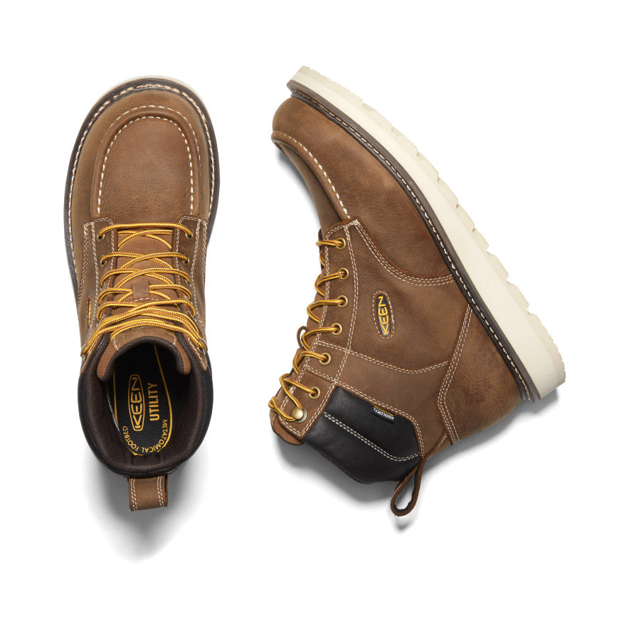 Men's Cincinnati 6" Waterproof Boot (Soft Toe) Belgian/Sandshell / Keen Online