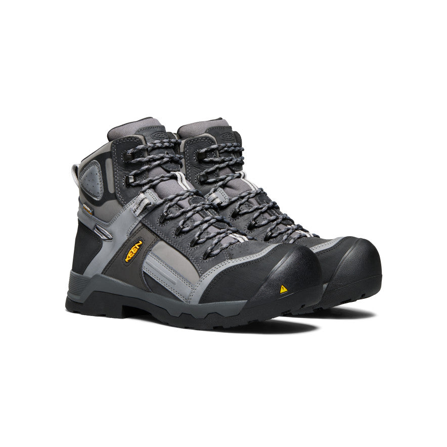 Men's Davenport 6" Insulated Waterproof Boot (Composite Toe) Magnet/Steel Grey / Keen For sale