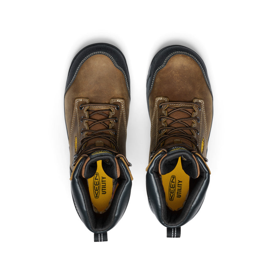 Men's Evanston 8" Insulated Waterproof Boot (Soft Toe) Bison/Black | Keen Discount