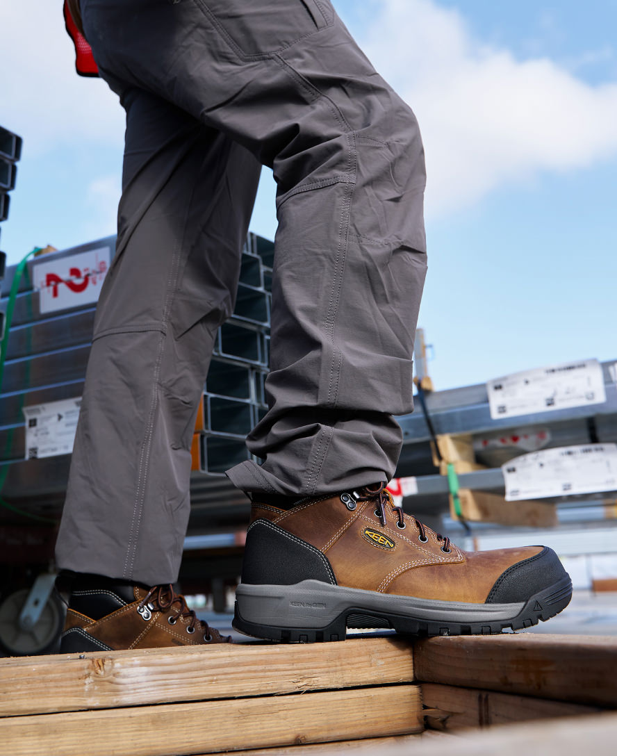 Men's Evanston 8" Insulated Waterproof Boot (Soft Toe) Bison/Black | Keen Discount