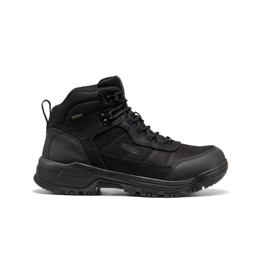 Men's Skokie Waterproof Work Boot (Soft Toe) Black/Black / Keen Sale