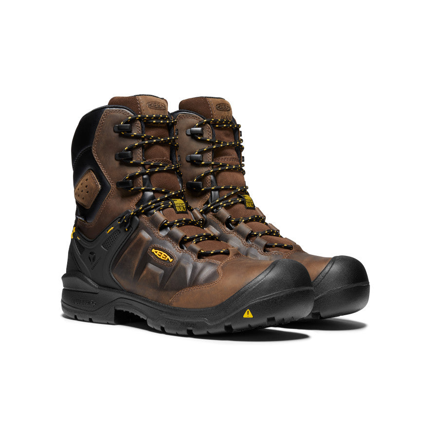 Men's Dover 8" Insulated Waterproof Boot (Carbon Toe) Dark Earth/Black / Keen For sale