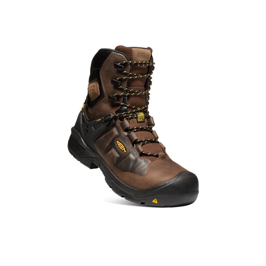 Men's Dover 8" Insulated Waterproof Boot (Carbon Toe) Dark Earth/Black / Keen For sale