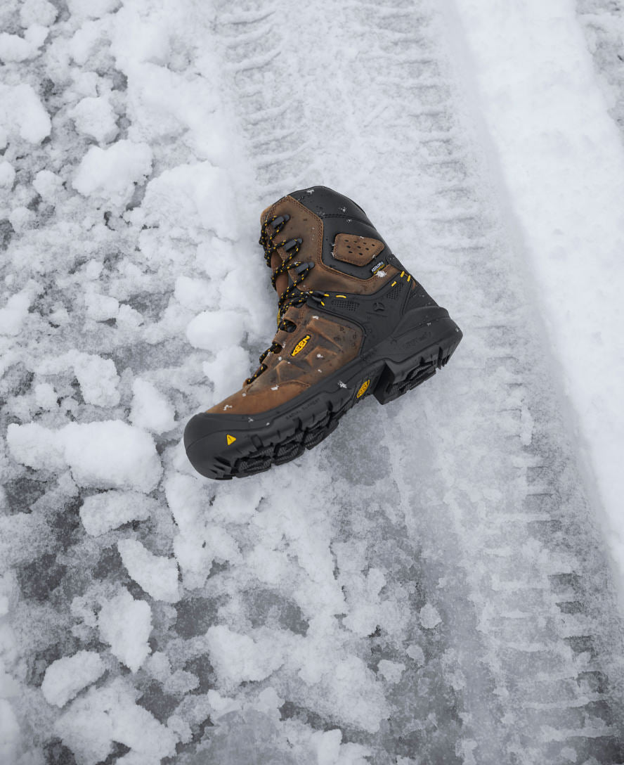 Men's Dover 8" Insulated Waterproof Boot (Carbon Toe) Dark Earth/Black / Keen For sale