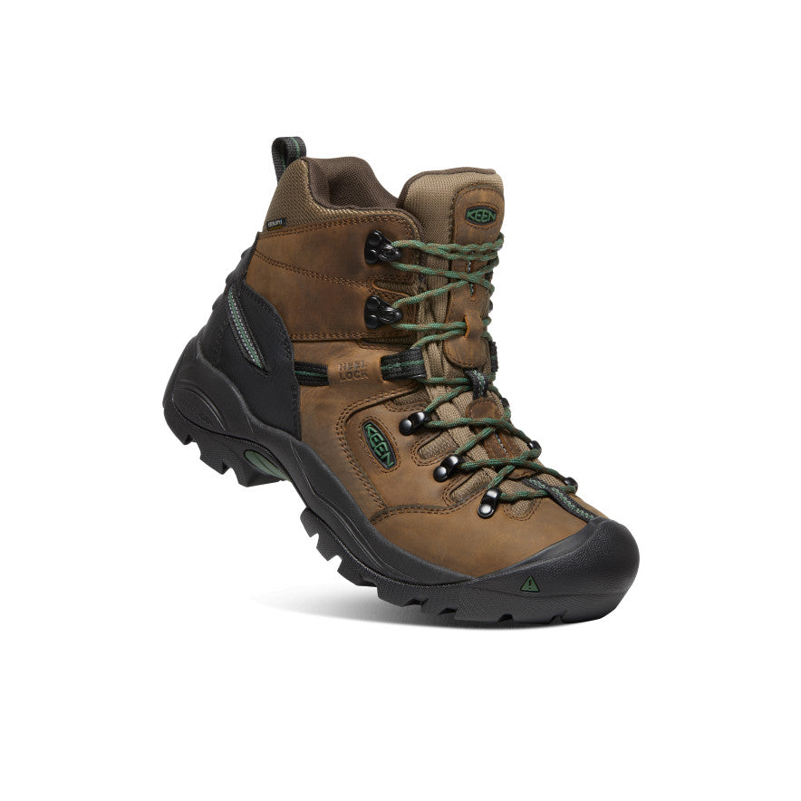 Men's Pittsburgh Energy 6" Waterproof Boot (Soft Toe) Cascade Brown/Greener Pastures | Keen Discount