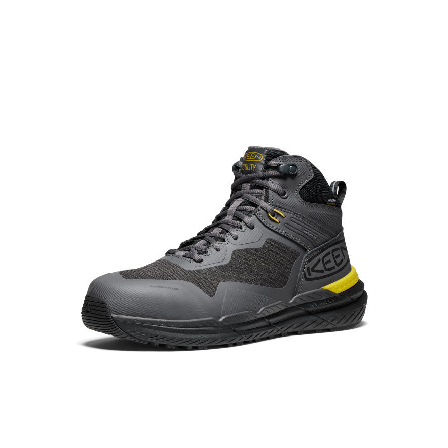 Men's Synchro Waterproof Work Boot (Carbon Toe) Magnet/Black / Keen Online