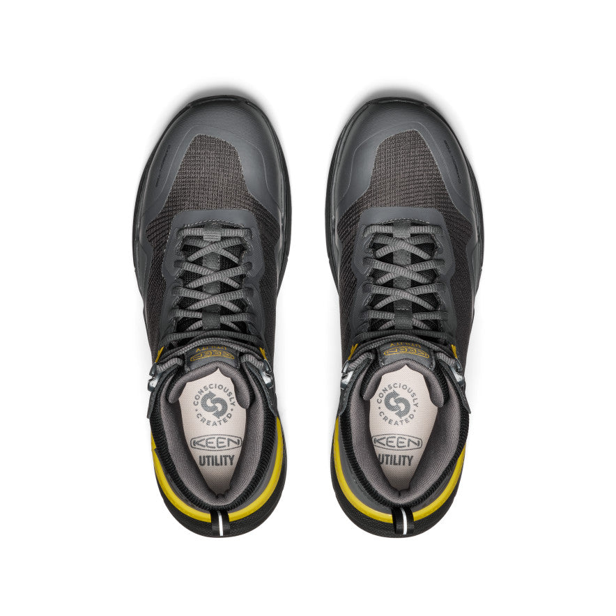 Men's Synchro Waterproof Work Boot (Carbon Toe) Magnet/Black / Keen Online