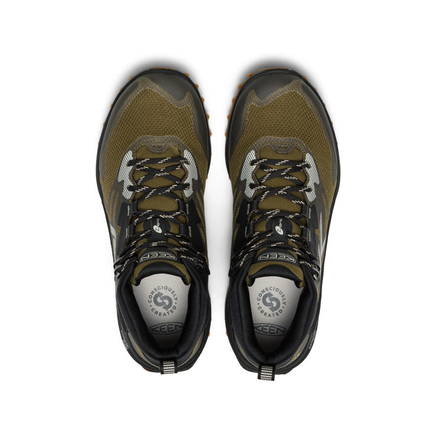 Men's Zionic NXT Waterproof Hiking Boot Dark Olive/Black / Keen Sale