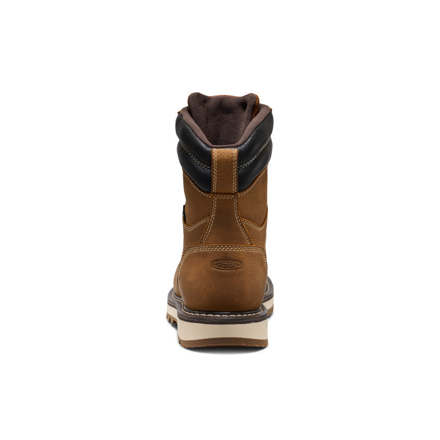 Men's Cincinnati 8" Waterproof 90° Heel Boot (Carbon Toe) Belgian/Sandshell / Keen For sale