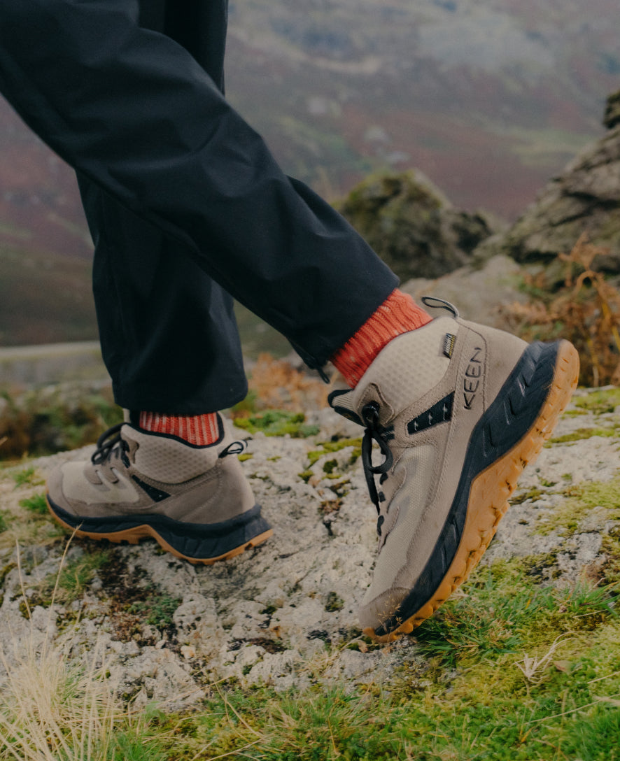 Men's Hightrail Waterproof Hiking Boot Brindle/Oak Buff | Kenn On Sale