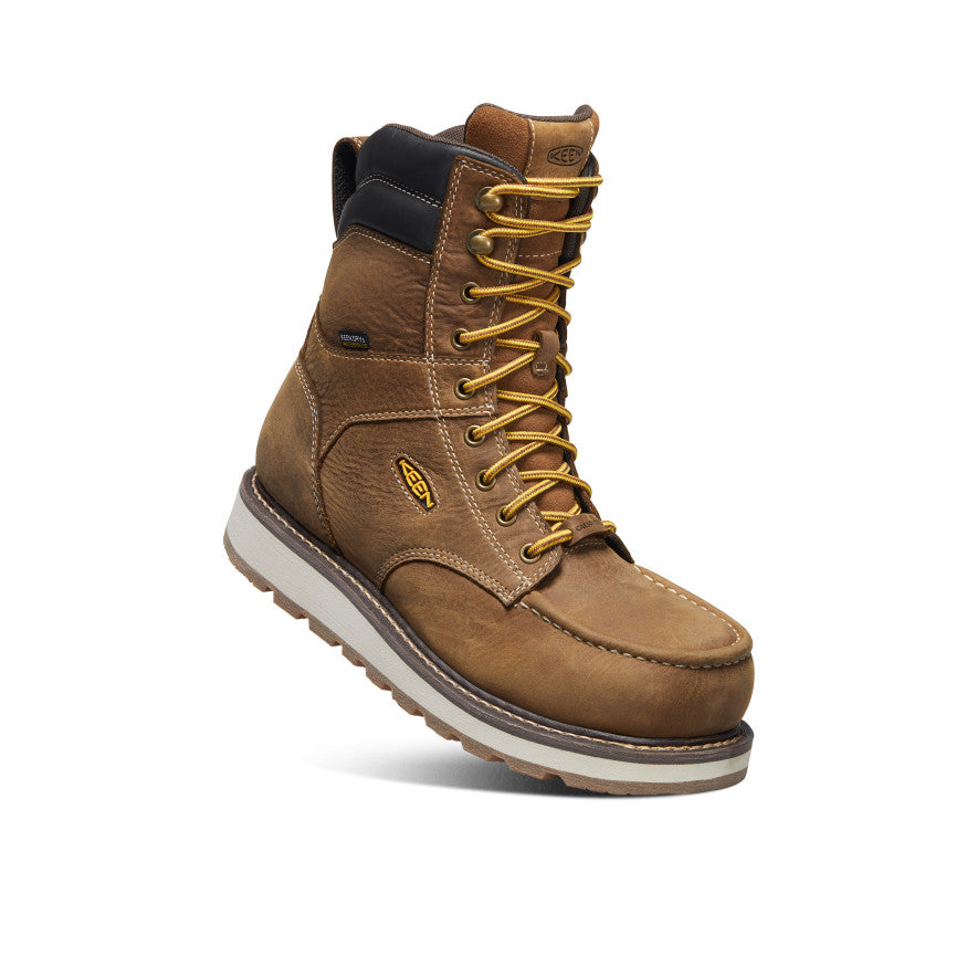 Men's Cincinnati 8" Waterproof Boot (Carbon Toe) Belgian/Sandshell | Keen Discount