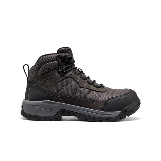 Men's Skokie Waterproof Work Boot (Carbon Toe) Magnet/Black / Keen Online