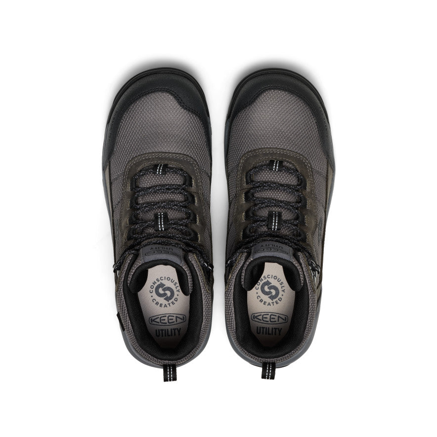 Men's Skokie Waterproof Work Boot (Carbon Toe) Magnet/Black / Keen Online