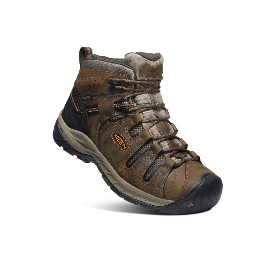Men's Flint II Waterproof Mid (Soft Toe) Black Olive/Brindle | Kenn On Sale