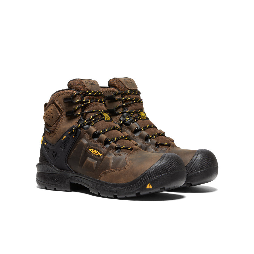 Men's Dover 6" Waterproof (Carbon Toe) Dark Earth/Black / Keen Online