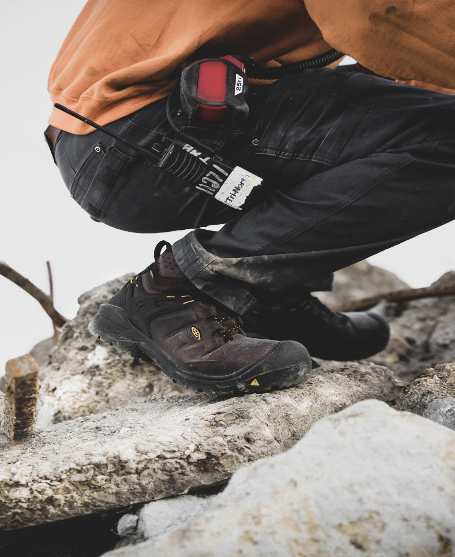 Men's Dover 6" Waterproof (Carbon Toe) Dark Earth/Black / Keen Online