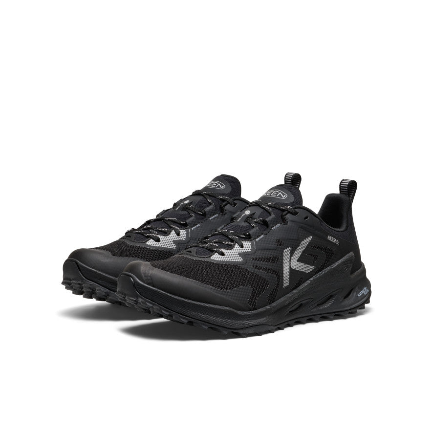 Men's Zionic NXT Waterproof Hiking Shoe Triple Black / Keen For sale