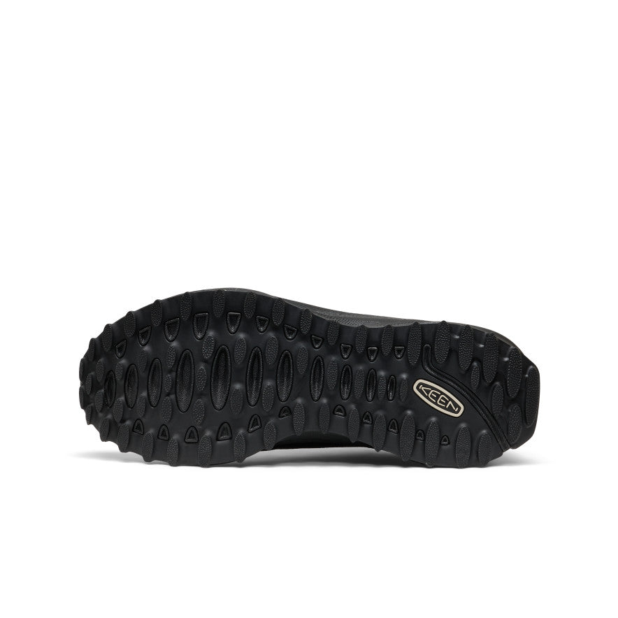 Men's Zionic NXT Waterproof Hiking Shoe Triple Black / Keen For sale