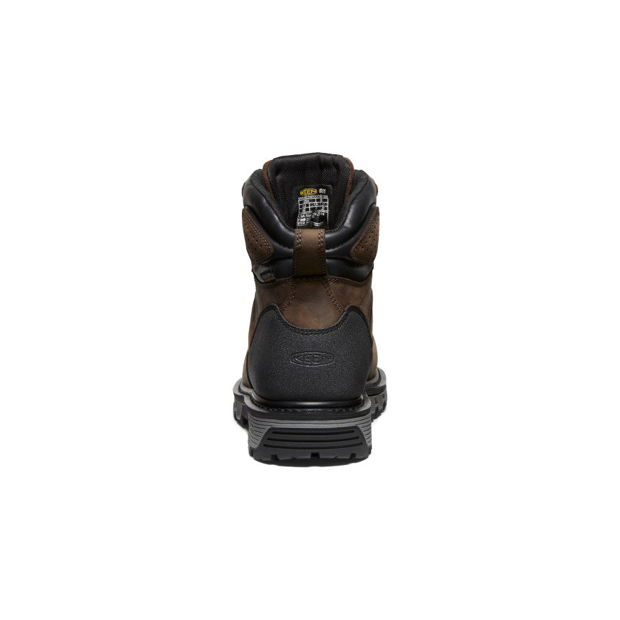 Men's CSA Camden 6" Waterproof Boot (Carbon Toe) Dark Earth/Black | Keen Outlet