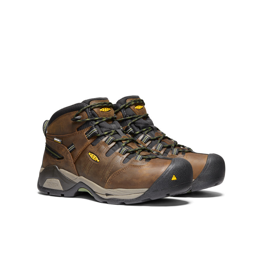 Men's Detroit XT Waterproof Boot (Steel Toe) Cascade Brown/Bronze Green | Keen Discount