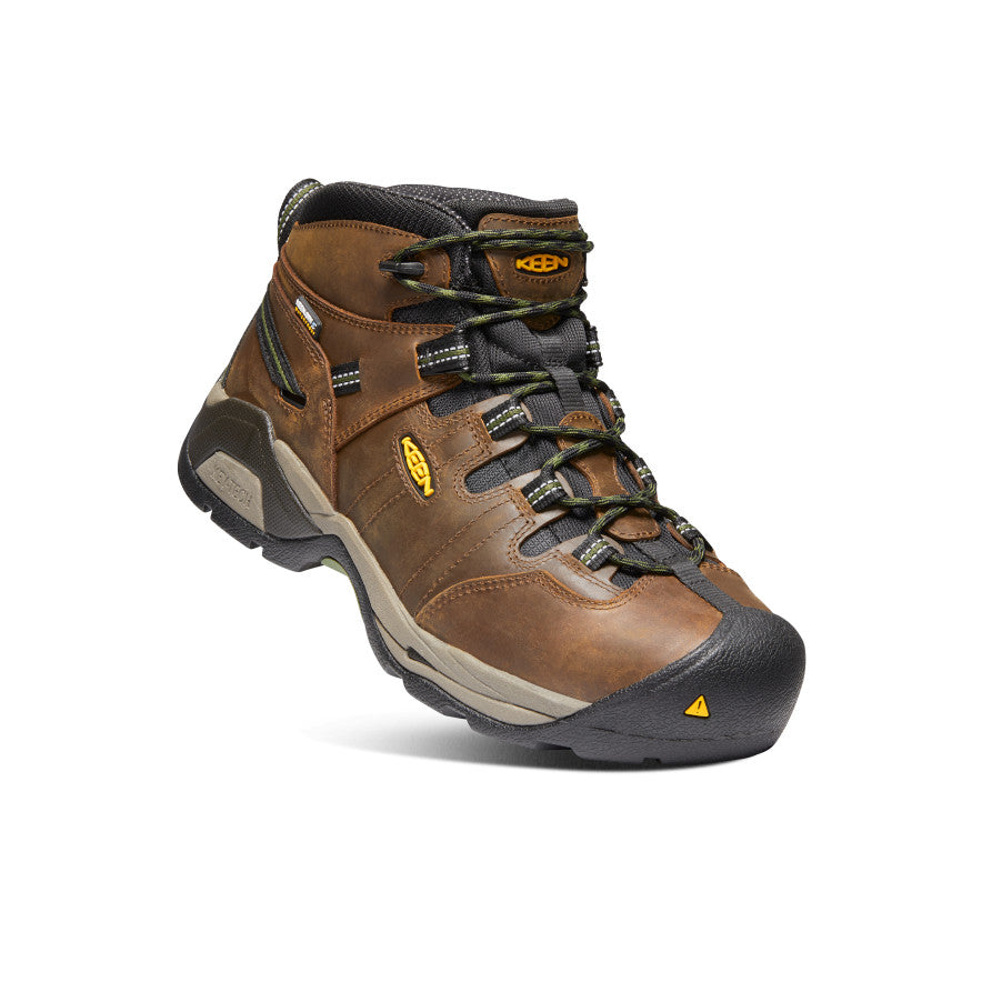 Men's Detroit XT Waterproof Boot (Steel Toe) Cascade Brown/Bronze Green | Keen Discount