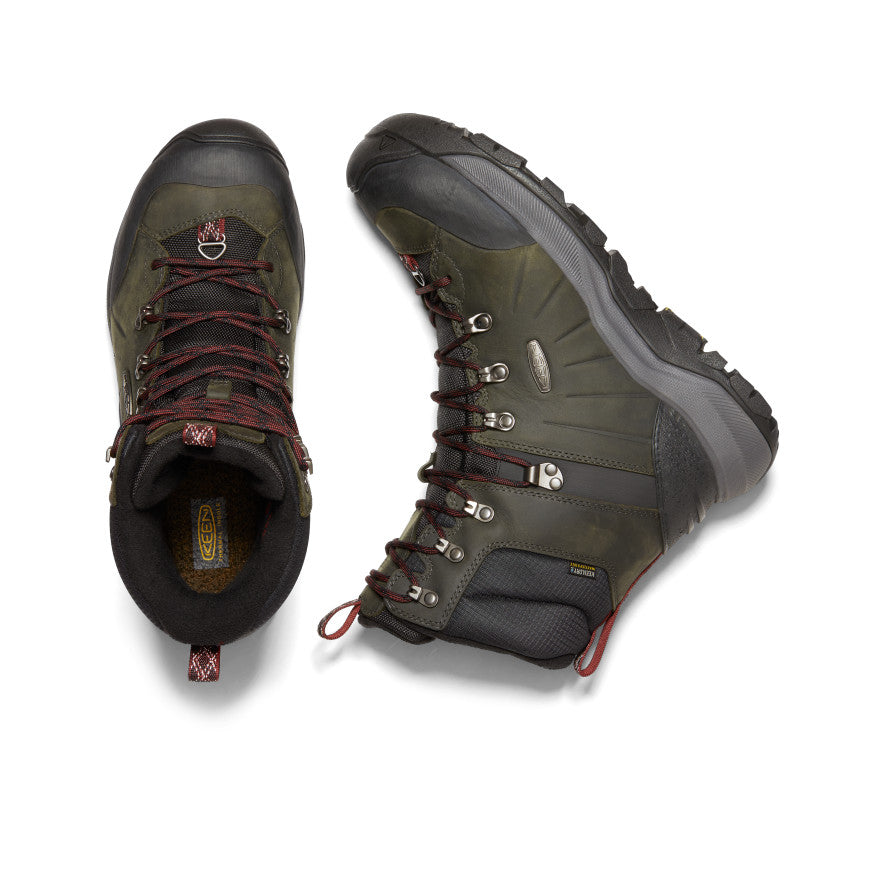 Men's Revel IV High Polar Waterproof Boot Magnet/Red Carpet | Keen Outlet