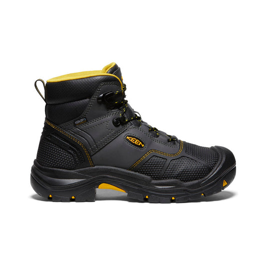 Men's Logandale Waterproof Boot (Steel Toe) Raven/Black / Keen Sale