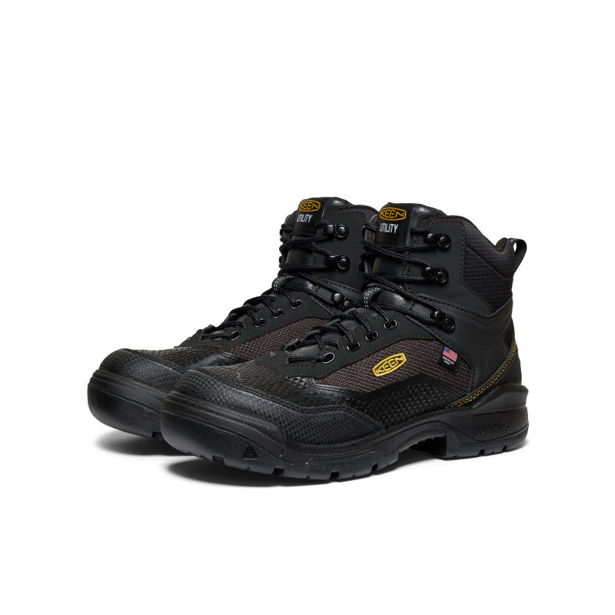 Men's Stronglite Waterproof Boot (Carbon Toe) Black/Black / Keen For sale