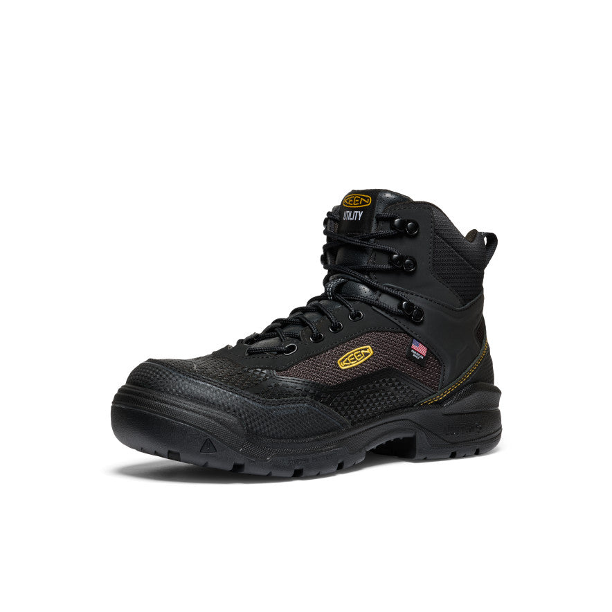Men's Stronglite Waterproof Boot (Carbon Toe) Black/Black / Keen For sale