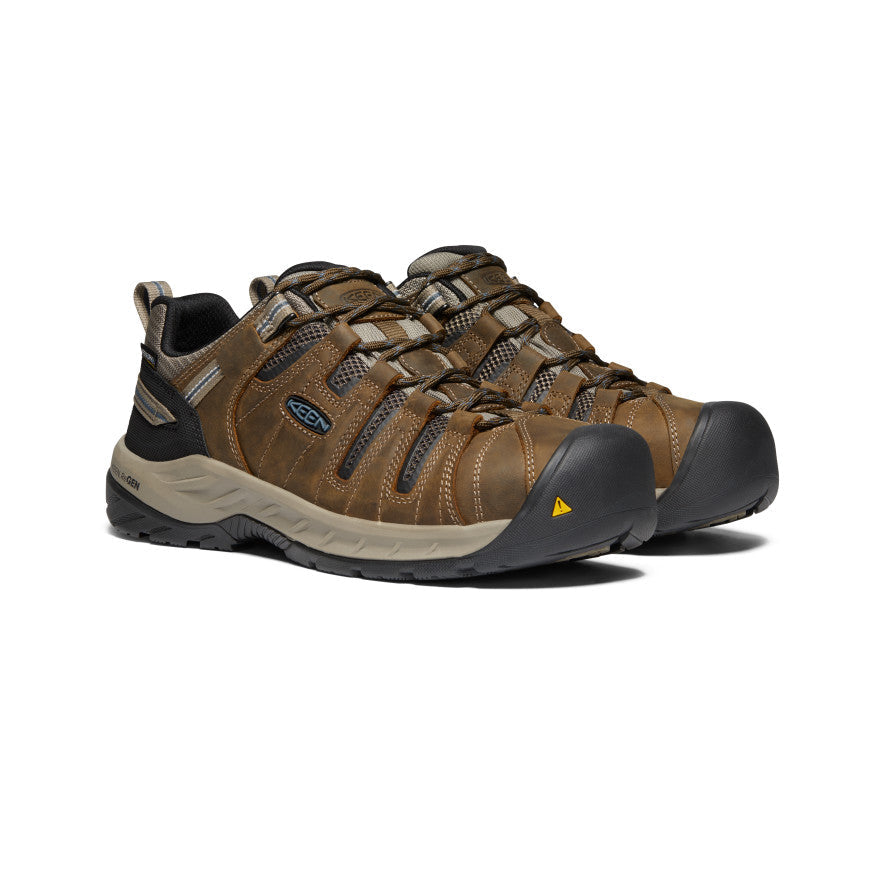 Men's Flint II Waterproof (Steel Toe) Cascade Brown/Orion Blue / Keen Online