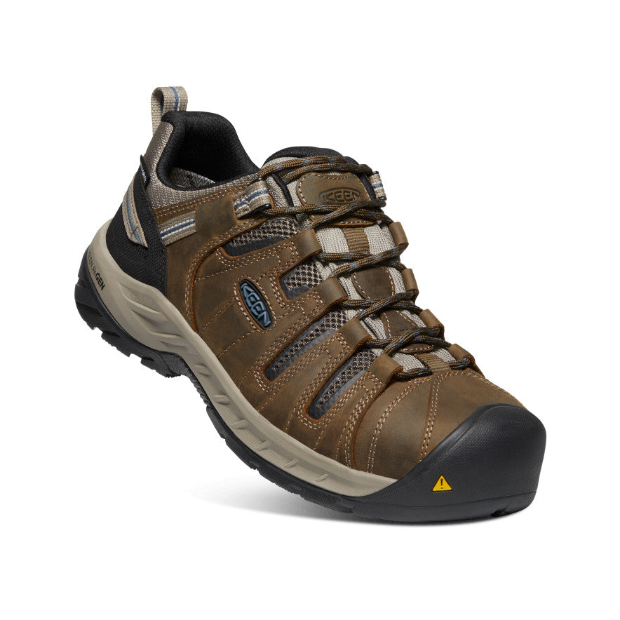 Men's Flint II Waterproof (Steel Toe) Cascade Brown/Orion Blue / Keen Online