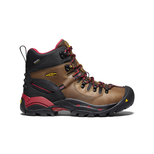 Men's Pittsburgh 6" Waterproof Boot (Steel Toe) Bison / Keen Sale