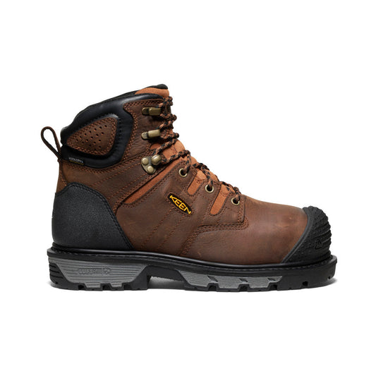 Men's Camden 6" Waterproof Boot INT MET (Carbon Toe) Leather Brown/Black | Keen Outlet