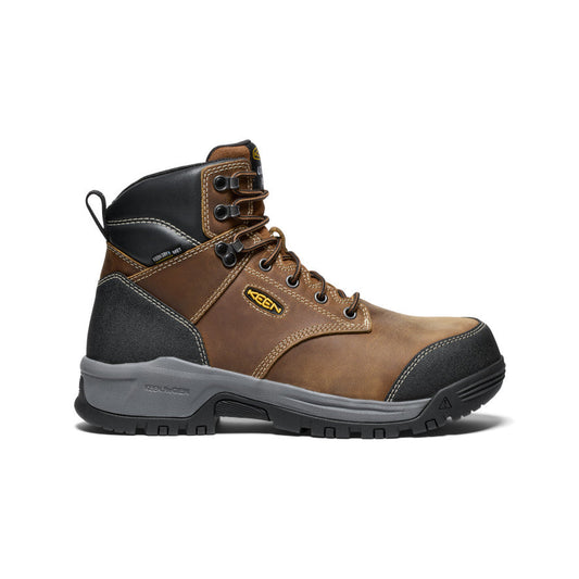 Men's Evanston 6" Waterproof Boot INT MET (Carbon Toe) Bison/Black / Keen Sale