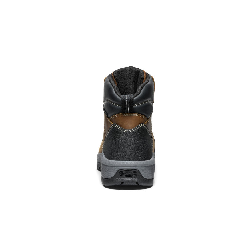 Men's Evanston 6" Waterproof Boot INT MET (Carbon Toe) Bison/Black / Keen Sale