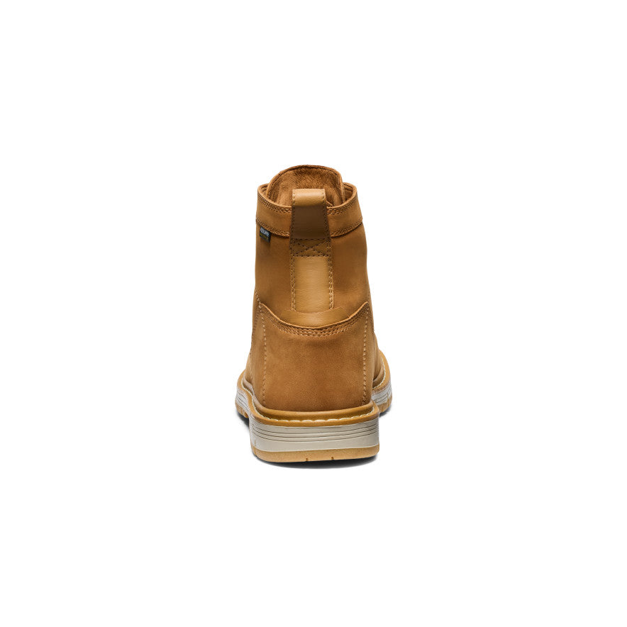 Men's San Jose 6" Waterproof 90° Heel Boot (Soft Toe) Bistre/Gum / Keen For sale