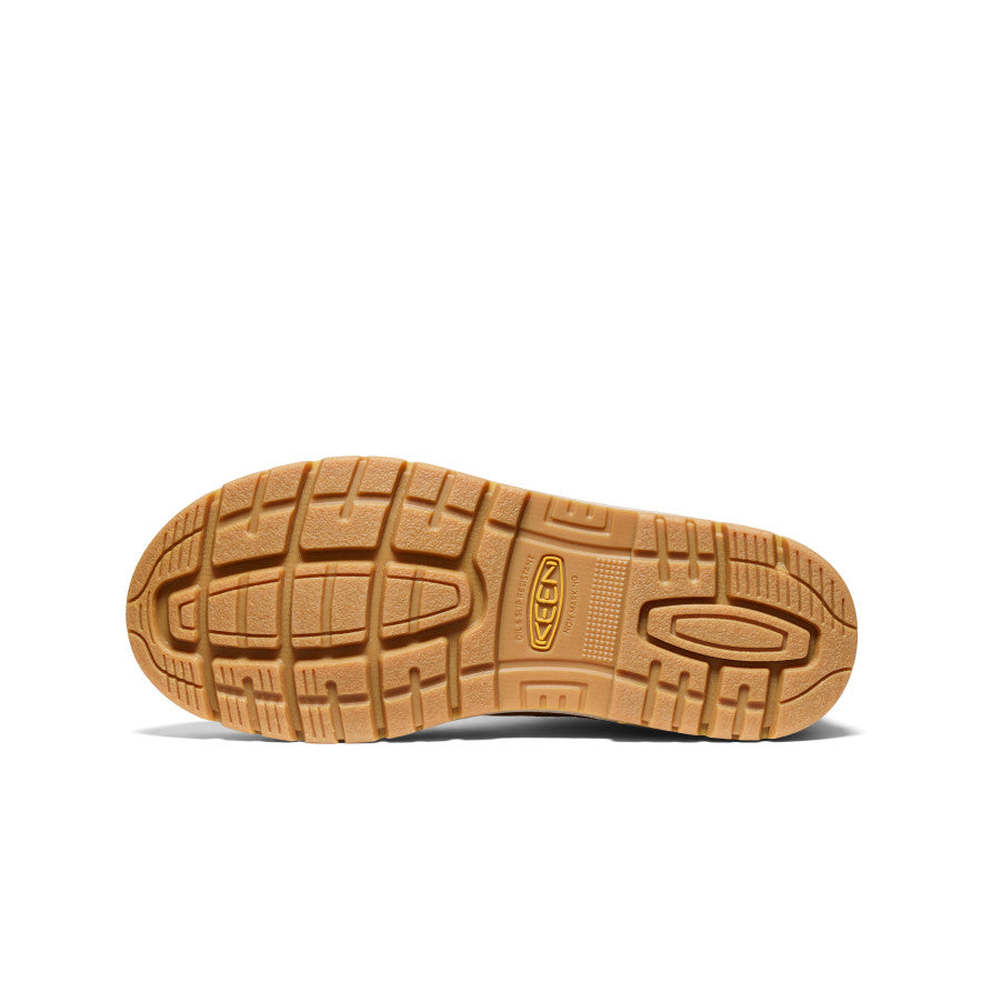 Men's San Jose 6" Waterproof 90° Heel Boot (Soft Toe) Bistre/Gum / Keen For sale