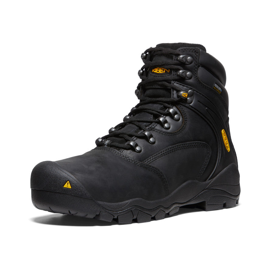 Men's Louisville 6" Waterproof Boot (Steel Toe) Black | Keen Outlet