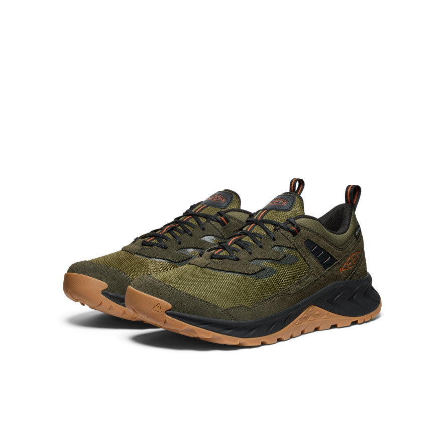 Men's Hightrail Waterproof Hiking Shoe Winter Moss/Gold Flame / Keen Online