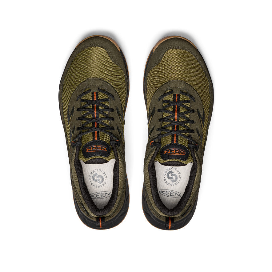 Men's Hightrail Waterproof Hiking Shoe Winter Moss/Gold Flame / Keen Online