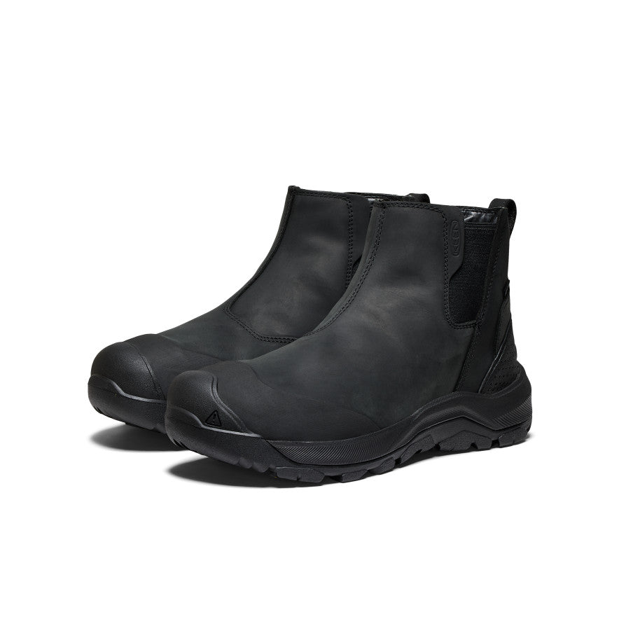 Men's Revel IV Waterproof Chelsea Black/Black | Keen Discount