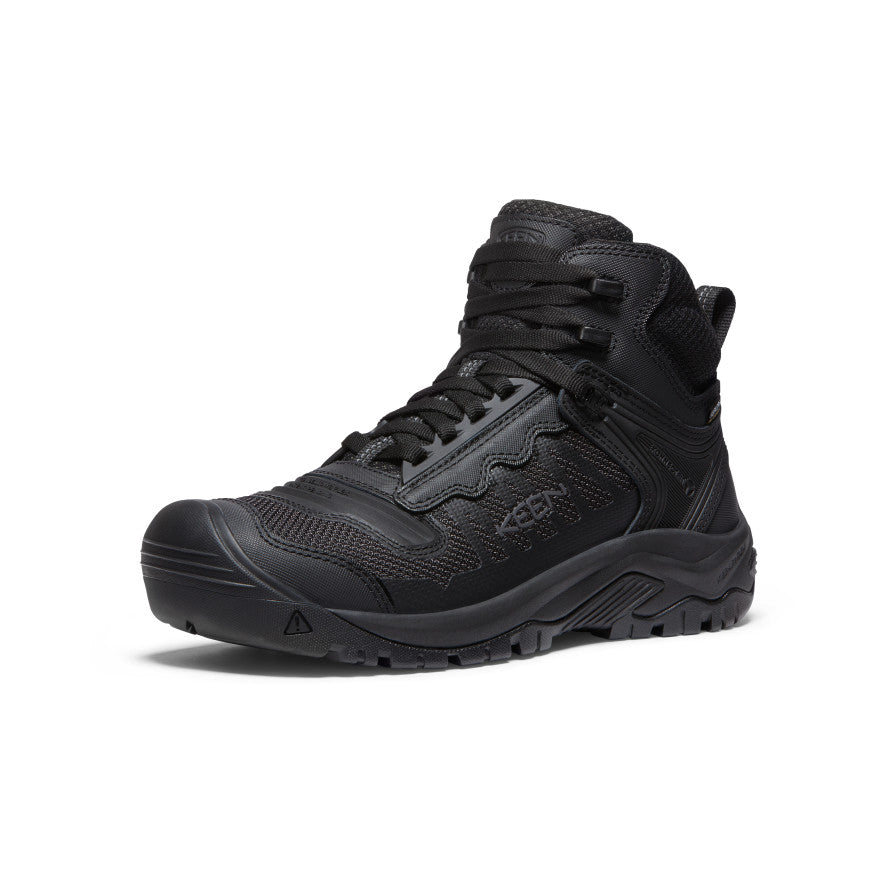 Men's Reno Waterproof Mid (Soft Toe) Black/Black | Keen Outlet