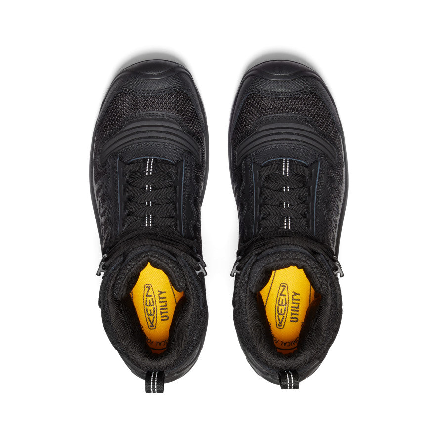 Men's Reno Waterproof Mid (Soft Toe) Black/Black | Keen Outlet