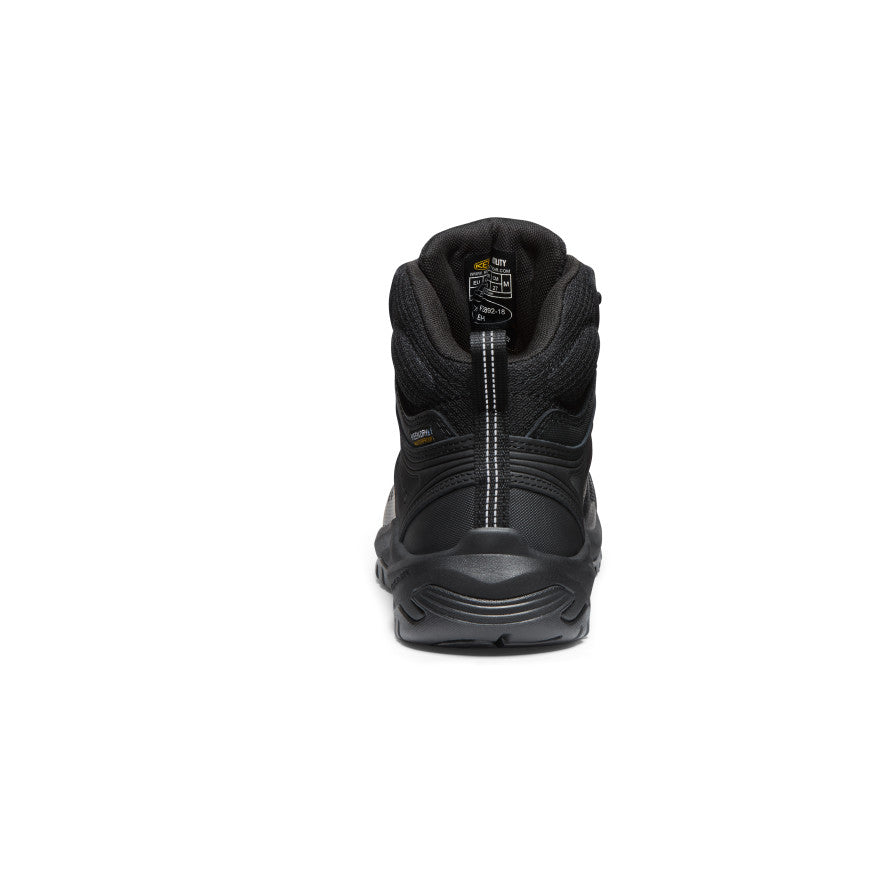 Men's Reno Waterproof Mid (Soft Toe) Black/Black | Keen Outlet