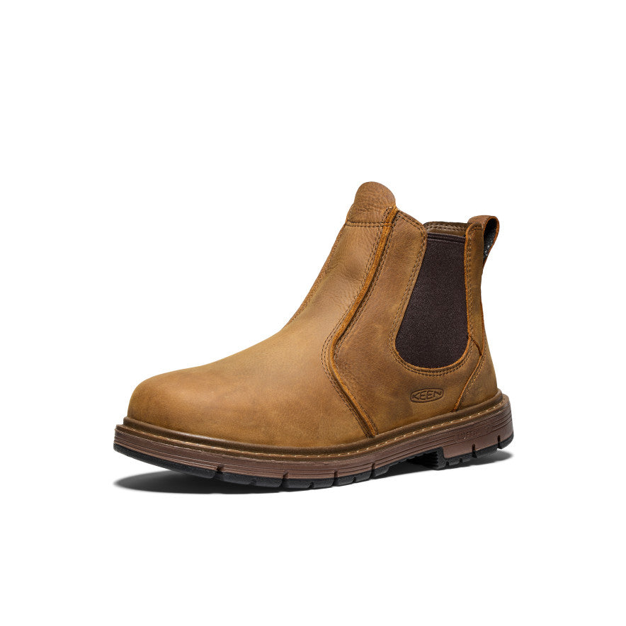 Men's San Jose Chelsea 90° Heel Boot (Soft Toe) Belgian/Gum | Keen Outlet