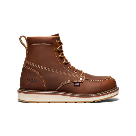 Men's Liberty 6" Boot (Soft Toe) Leather Brown/Birch | Keen Discount