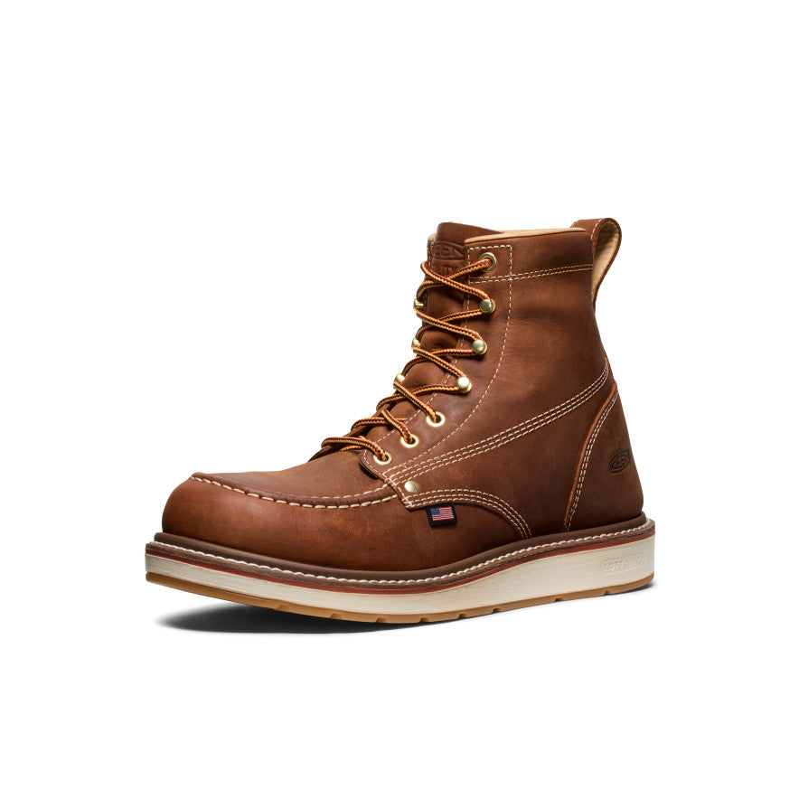 Men's Liberty 6" Boot (Soft Toe) Leather Brown/Birch | Keen Discount