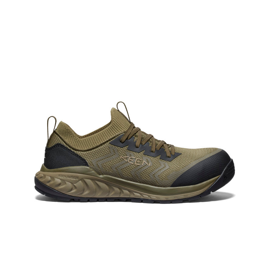 Men's Arvada Shift Work Sneaker (Carbon Toe) Martini Olive/Black / Keen Online