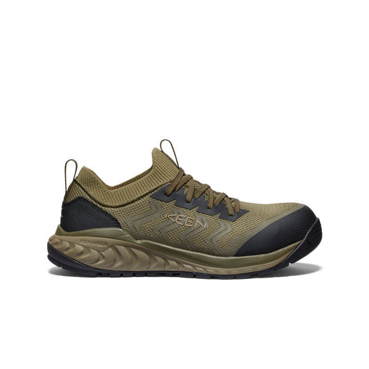 Men's Arvada Shift Work Sneaker (Carbon Toe) Martini Olive/Black / Keen Online